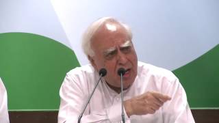 AICC Press Conference addressed by Kapil Sibal, 8 November 2016