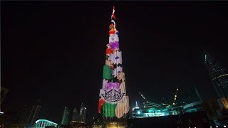 Best Funny Videos - Burj Khalifa amazing lighting and crackers | Mega structure in Dubai Tower