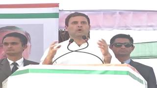 Congress VP Rahul Gandhi addresses Public Rally in Maharajganj, Uttar Pradesh