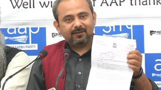 Aap Press Brief on How BJP Ruling MCD are Not Giving Funds to the MLA's