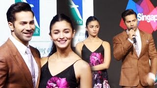 Varun Dhawan & Alia Bhatt At Singapore Tourism Event | Badrinath Ki Dulhania Promotion