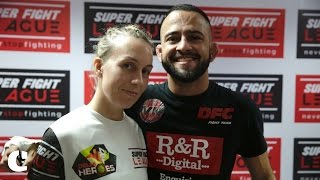 Valmyr Neto & Liz Pereira on how they feel as they watch their partner enter the cage