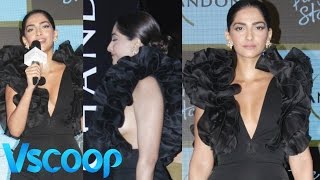 Sonam Kapoor Stuns In Her Bold Outfit #Vscoop