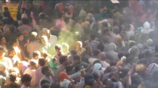 Holi celebrations begin in Mathura