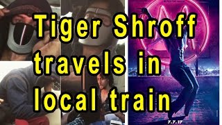 Tiger Shroff Travels In Mumbai Local Train Without Being Noticed For Munna Michael Shoot