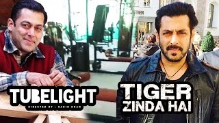 Salman's Gym On Tubelight Sets, Salman's Tiger Zinda Hai Fierce Look