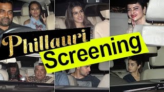Phillauri Movie Special Screening - Alia Bhatt,Dia Mirza,Sonakshi Sinha, Anushka Sharma Part 01