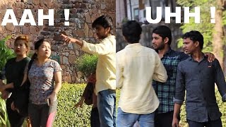 Bumping and MOANING (aah) Prank ( prank on girls ) | Pranks In India