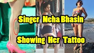 This Is How Singer Neha Bhasin Flaunt Her Tattoos On Social Media - Neha Bhasin Showing Her Tattoo