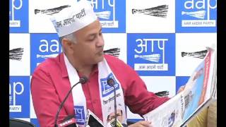 Aap Leader Manish Sisodia Briefs on SC Guidelines on Advt & how opposition parties are misleading it