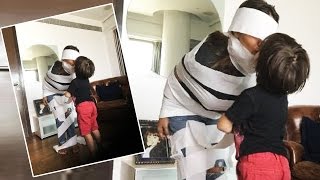 Shahrukh Khan's Son AbRam Has The Mummy At Home - Watch Out
