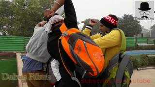 JAAT BOYS  ON NEW YEAR !! At INDIA GATE !! Haryanvi Comedy 2017