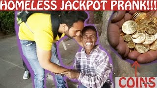 Giving 1000s of COINS to Homeless People in India