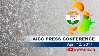 LIVE : AICC Press Briefing by Mallikarjun Kharge and Ghulam N Azad at Congress HQ. April 12, 2017
