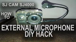 SJCAM SJ4000/SJ5000 MICROPHONE DIY HACK | Works on any Chinese action camera
