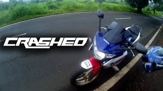 MOTORCYCLE CRASH | CBR 250R | Malshej Ghat