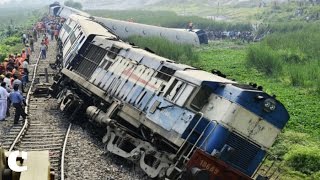 WATCH: 8 coaches of the Rajya Rani Express derailed
