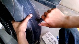 How to Repair a Tyre Puncture on Yamaha R1.
