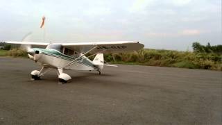 Our Piper PA-16 Clipper Aircraft Engine Start and Run up.