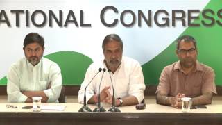 AICC Press Briefing By Anand Sharma at Congress HQ, May 1, 2017