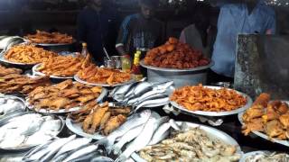 Street food in puri beach