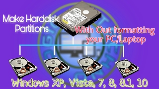 How to create Hard Disk Partitions without formatting you pc/Laptop | TechNo Logic