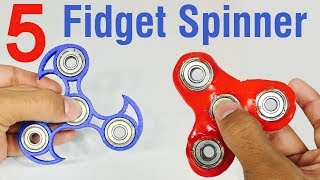 DIY - 5 Different Types of Fidget Spinner - Indian LifeHacker