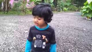 Cute kerala baby talking malayalam. like Agnes form Despicable me