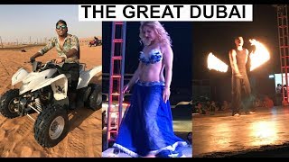 DUBAI Desert Safari Belly Dance Fire Show Best Ever
