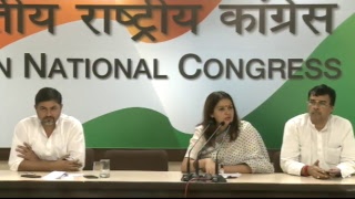 AICC Press Briefing By Priyanka Chaturvedi at Congress HQ, June 9, 2017
