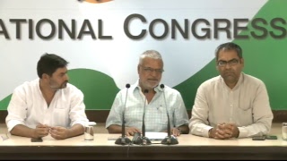 AICC Press Briefing By Dr. C. P. Joshi at Congress HQ, June 12, 2017