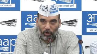 Aap Leaders Brief Media on Kisan Convention which will held on 17th june 17
