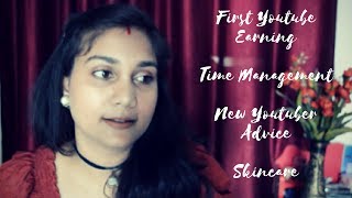 Q & A | 1st Youtube Earning , Time Management, Buying Makeup Etc. | Nidhi Katiyar