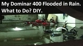 My Dominar 400 Flooded in Rain and Car also. What to Do? DIY.