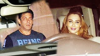 Salman Khan And LADYLOVE Iulia Vantur Together At Sohail Khan's House Party