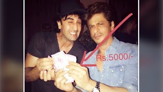 Shahrukh Finally Give Ranbir Rs 5000 For Jab Harry Met Sejal Title