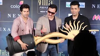 IIFA 2017 Press Conference | Full HD Video | Varun Dhawan, Saif Ali Khan, Karan Johar