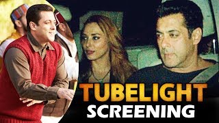 Salman And Iulia Arrive Together With Family At Tubelight Screening