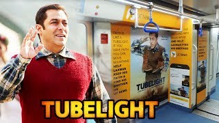 Salman's Tubelight Posters On Rapid Metro In Gurgaon