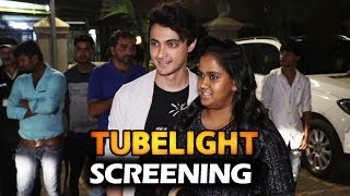 Salman's Sister Arpita With Husband Aayush Sharma At Tubelight Screening