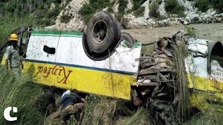 28 dead and 9 injured after bus falls into a gorge in Himachal Pradesh