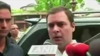 Rahul blames Modi for Kashmir turbulence