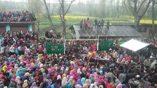 Thousands participate in slain rebel's funeral in Pulwama