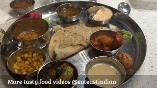 Indian Veg Thali | Gujarati Food
