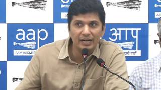 Aap Press Brief on EVM Hackathon issue , Bses Issue and Amit Shah Issue