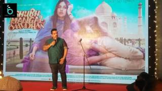Juvesh Best Comedy On Condom At Subha Mangal Saavdhan Trailer Launch