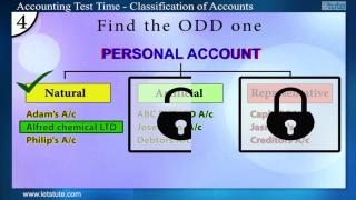Accounting Test Time#04- Classification of Accounts | Letstute