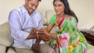 YS Sharmila Ties Rakhi To her Brother YSRCP CHIEF JaganMohan Reddy | Top Telugu TV