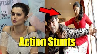 Taapsee Pannu On Her Secret Action Stunts Health And Nutrition Magazine