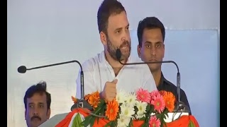 Congress VP Rahul Gandhi addresses the Sarthaka Samavesha in Bengaluru, August 16, 2017